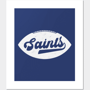 Retro Saints Football Posters and Art